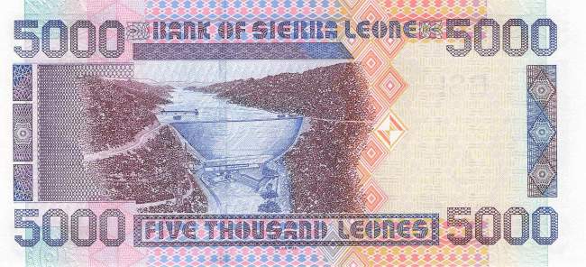 Sierra Leone p27b 5000 Leones